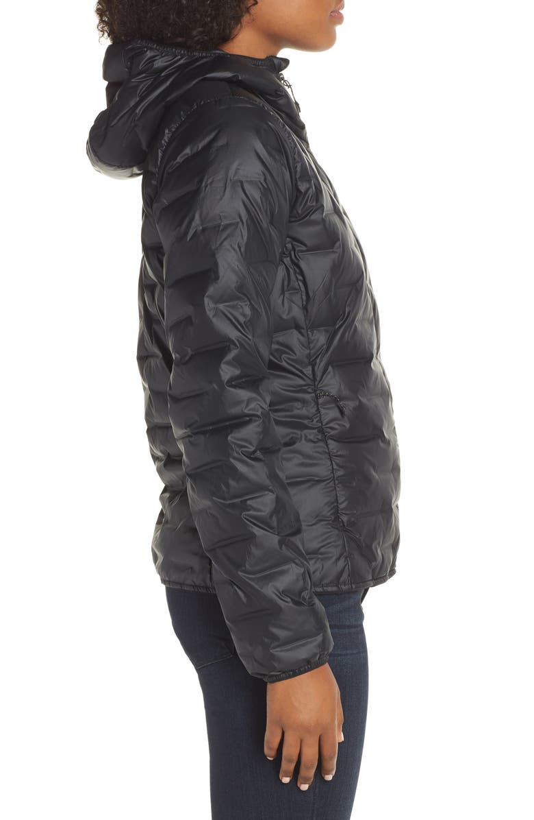 adidas Light Packable Hooded Down Jacket, Alternate, color, 