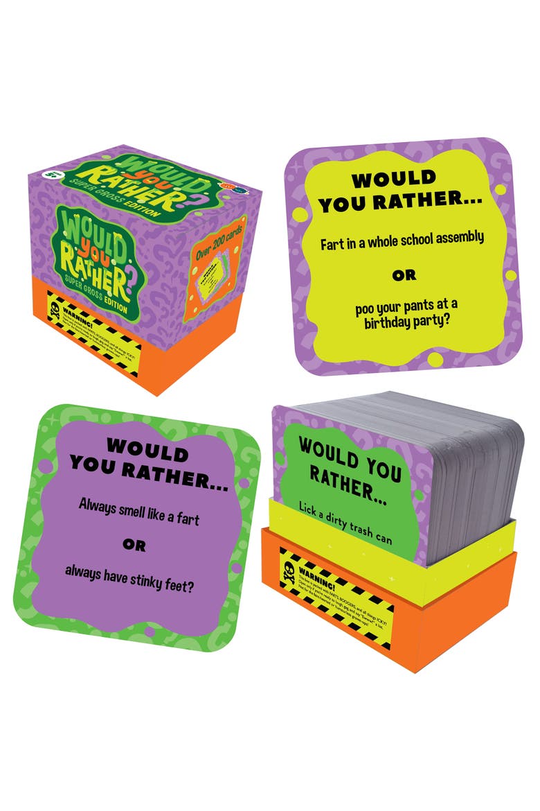 Would You Rather Card Game, Alternate, color, Multicolored