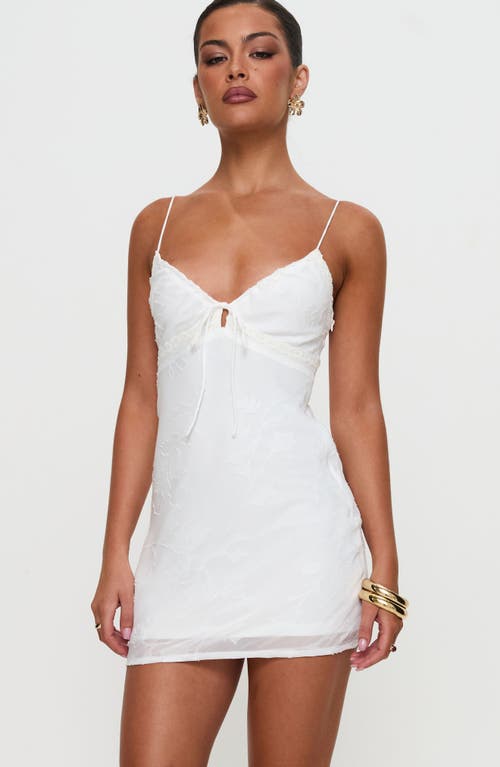 PRINCESS POLLY PRINCESS POLLY EMILEE LACE TRIM MINIDRESS
