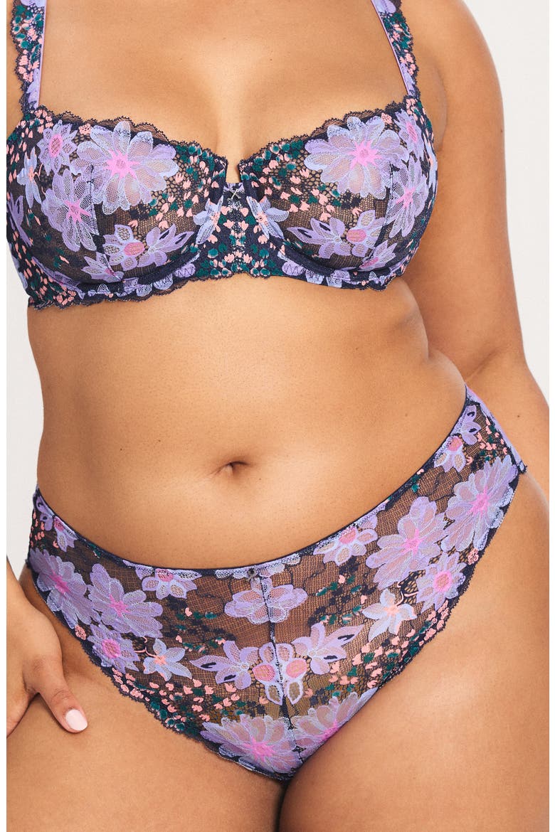 Fleur Fantasy Cheeky Briefs, Alternate, color, DARK AND STORMY BLUE