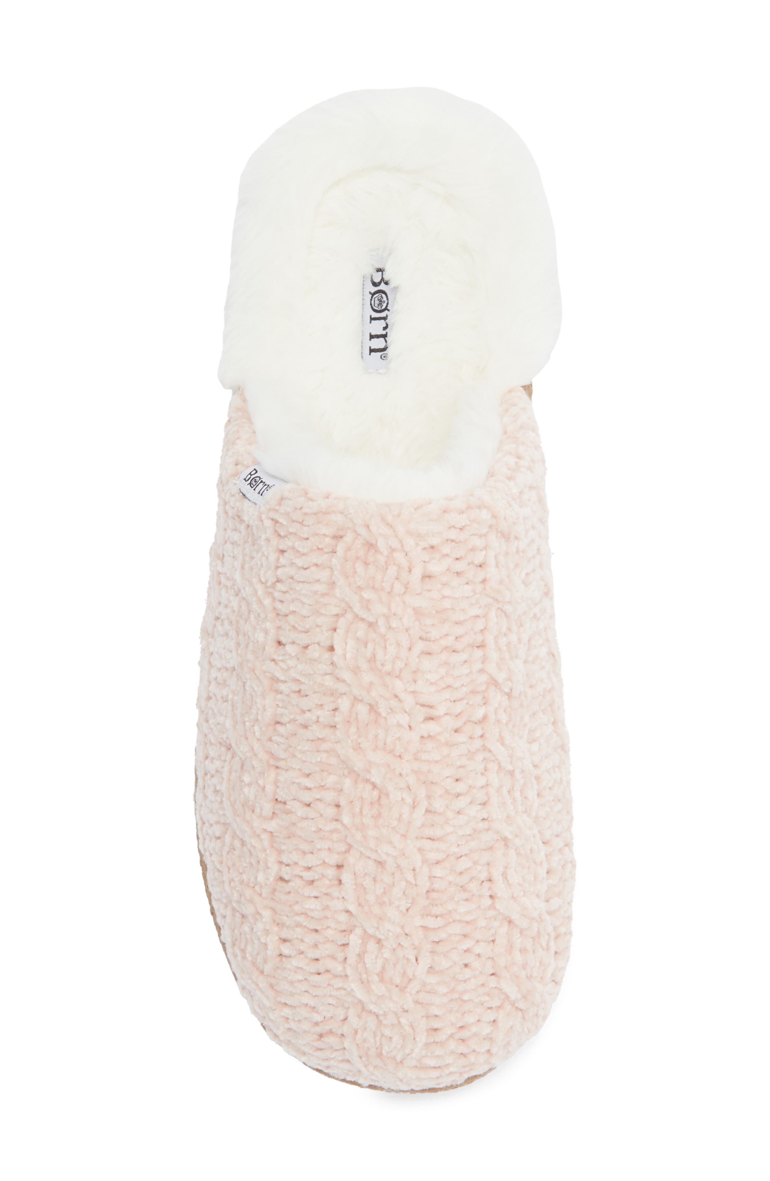 Børn Cable Knit Scuff Slipper, Alternate, color, 