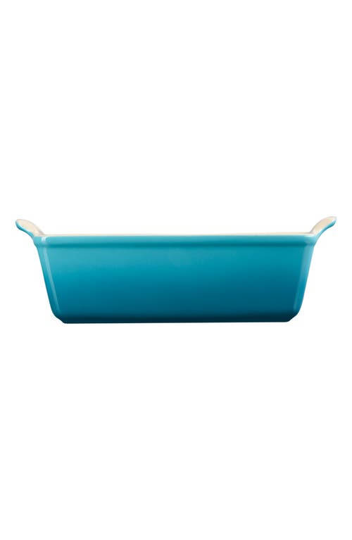 Le Creuset 1.5 Quart Enameled Stoneware Heritage Loaf Pan In Caribbean