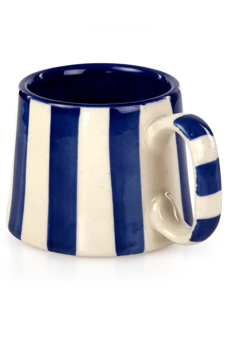 Casa Amarosa Stripe Mug, Alternate, color, Dark Blue