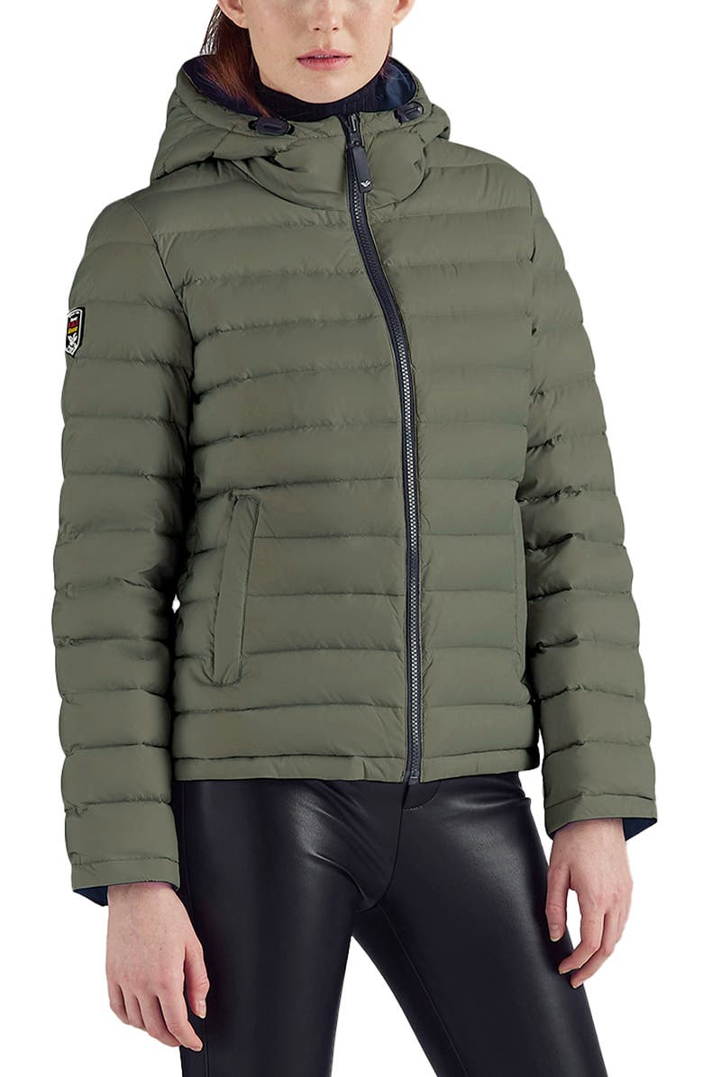 Triple F.A.T. Goose Versa Women's Reversible Down Puffer, Alternate, color, Navy