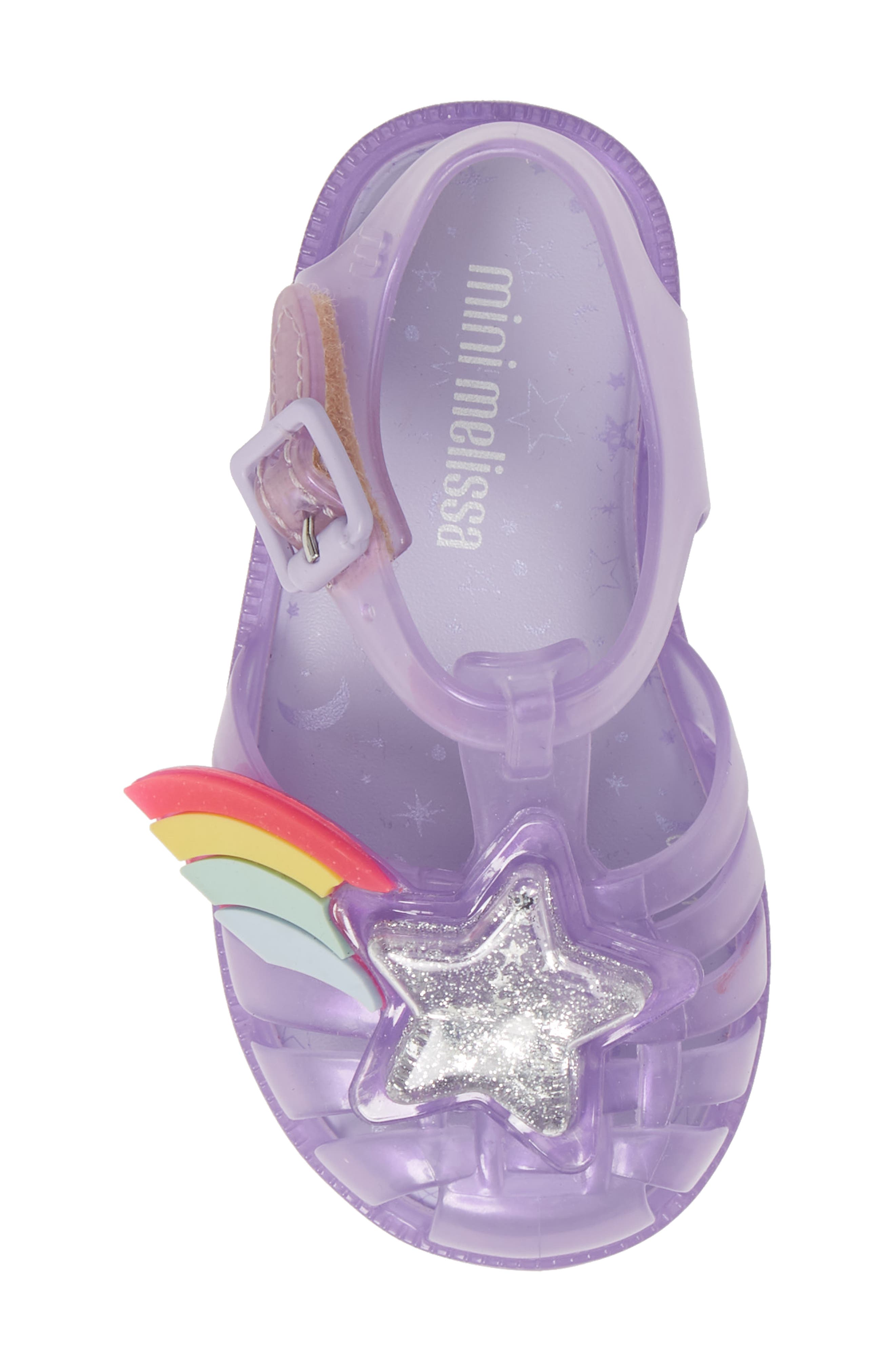 Mini Melissa Possession II Glitter Sandal, Alternate, color, 