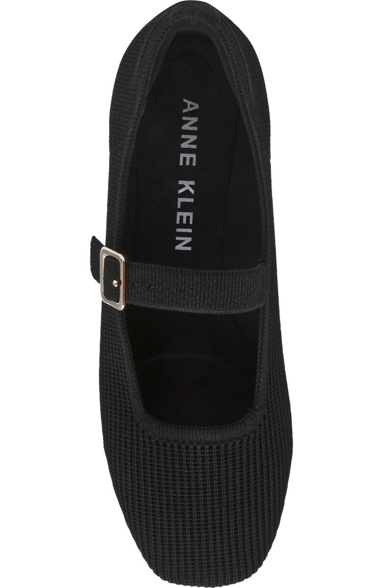 Anne Klein Mabel Mary Jane Flat, Alternate, color, Black