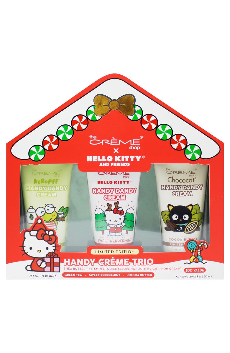 THE CREME SHOP x Hello Kitty & Friends Handy Dandy Cream Set (Limited Edition) $30 Value, Main, color, 