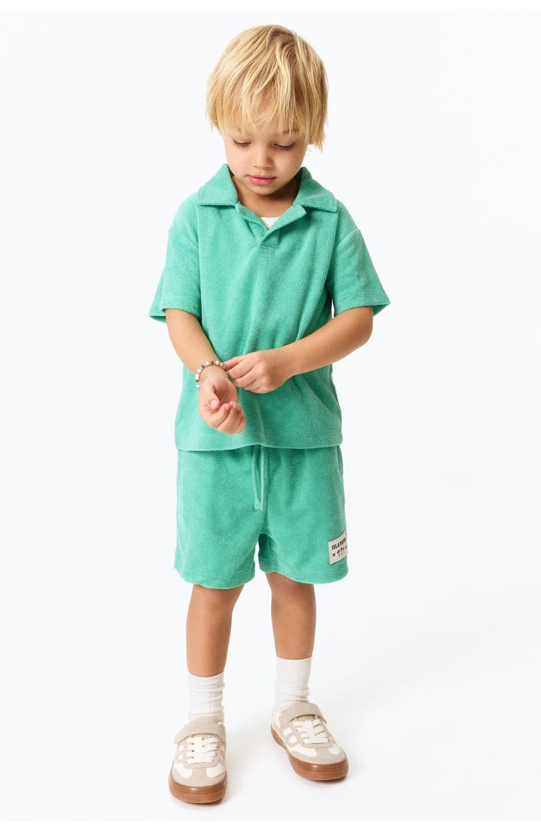 H&M 2-piece Velour Set, Alternate, color, Bright Green