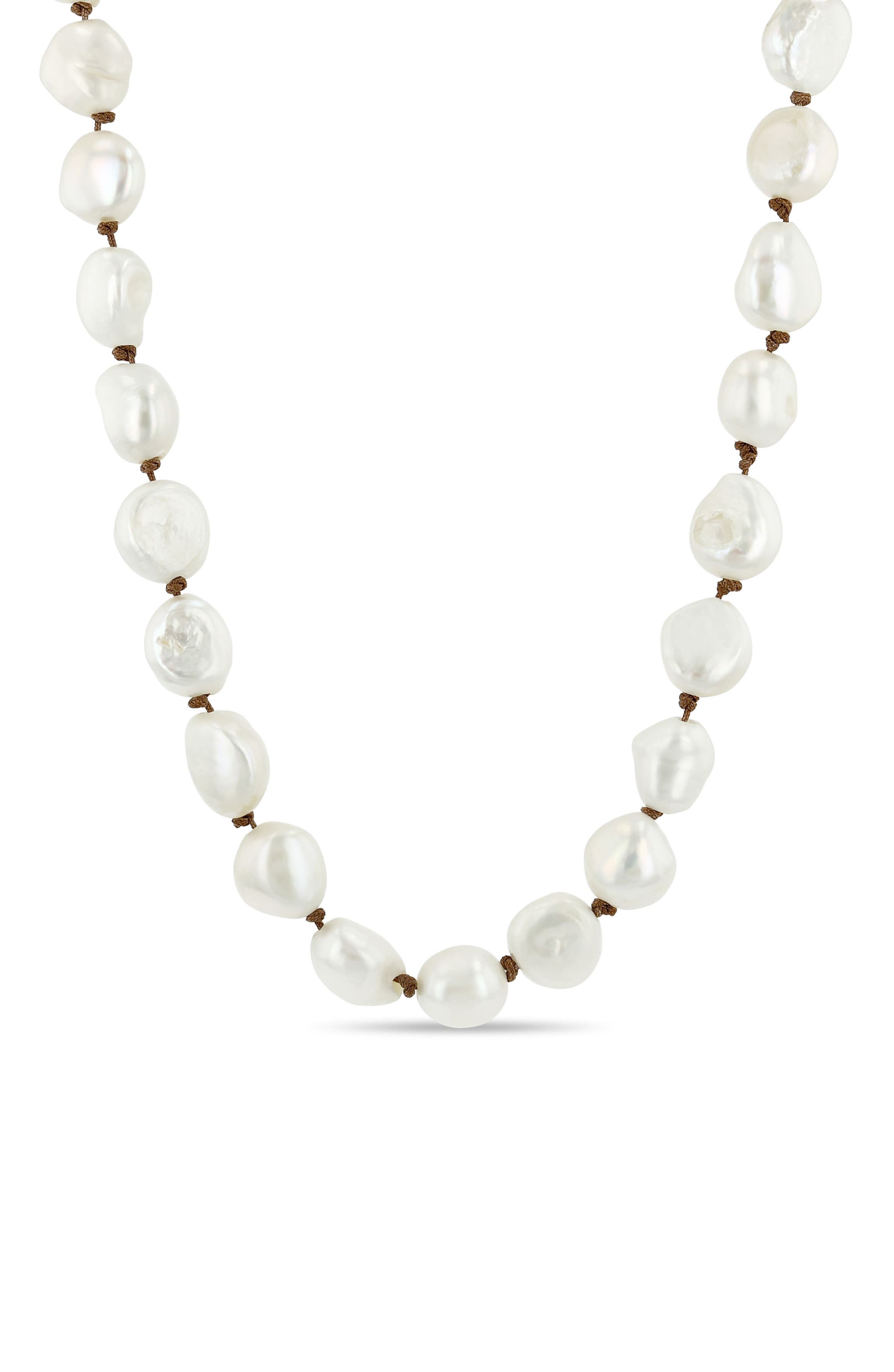 selected 14K YELLOW GOLD / WHITE PEARL