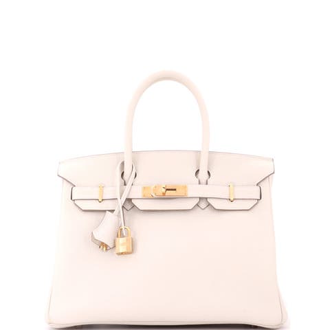 Birkin Handbag Light Togo with Gold Hardware 30