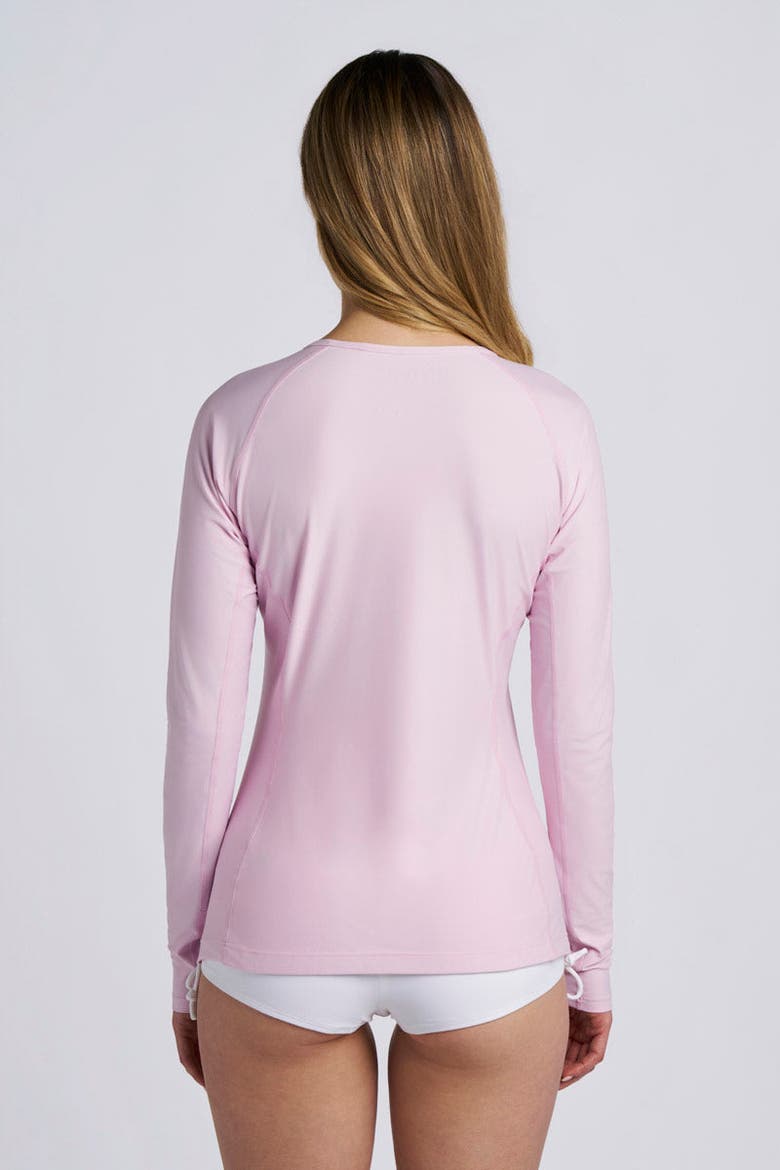 Women's Hightide Lite Lightweight Swim Shirt with Long Sleeves, UPF 50+ Sun Protection, Alternate, color, Powder Pink