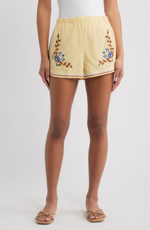 Wes Embroidered Shorts