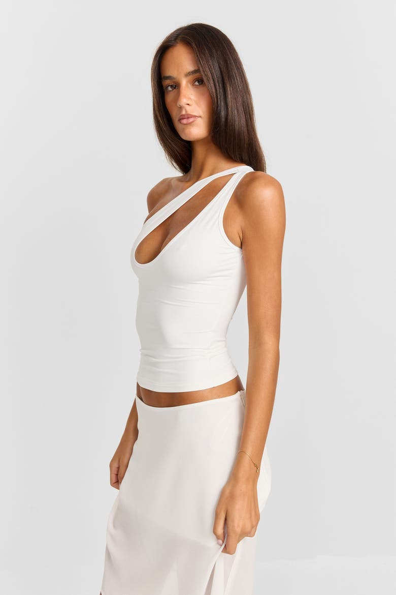 Alia Top, Alternate, color, White