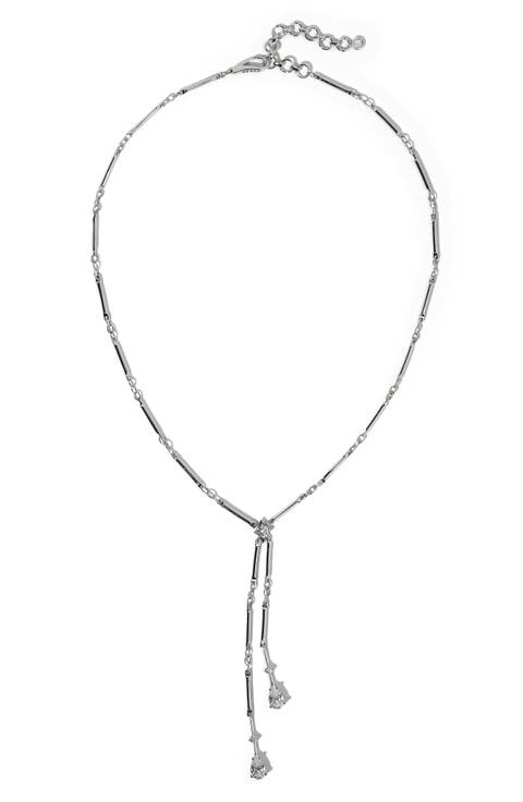 Hera Faux Lariat Necklace