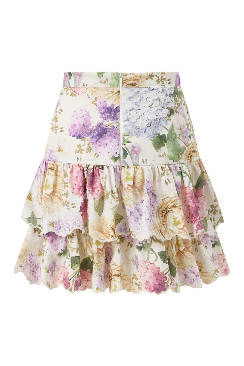 Seraphina Cotton Mini Skirt, Alternate, color, Floral