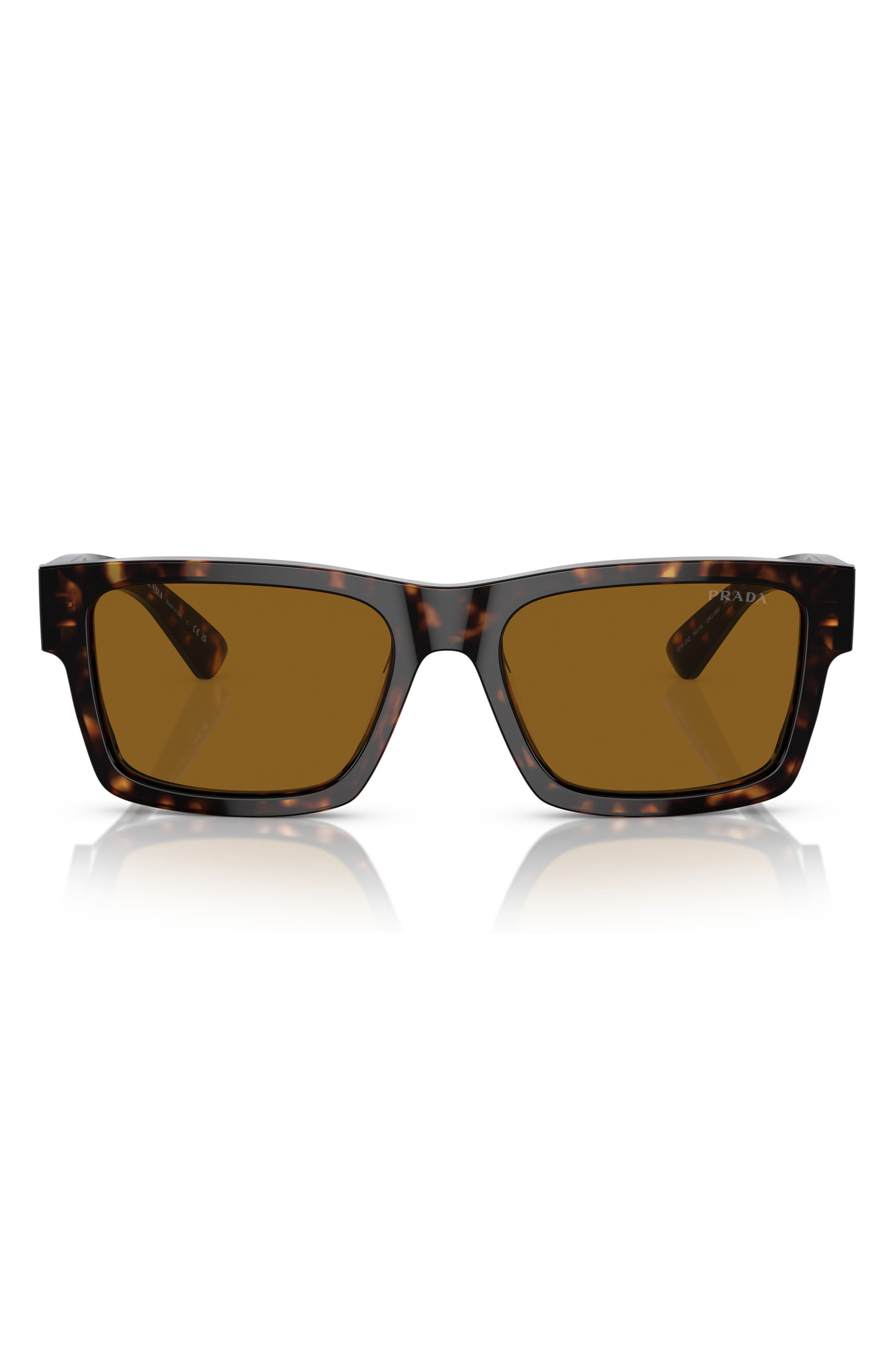 56mm Rectangular Sunglasses