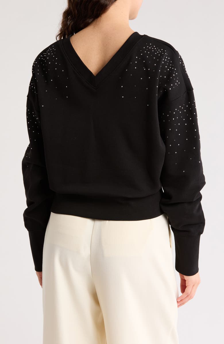 BOSS Orange Elay Rhinestone Sweatshirt, Alternate, color, 