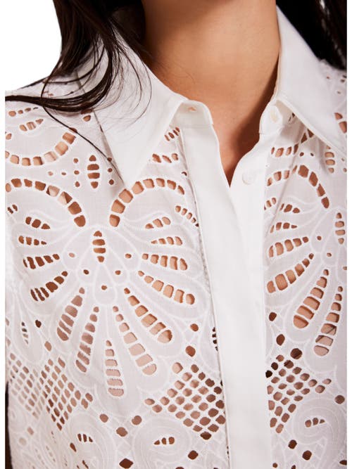 MINT VELVET MINT VELVET BRODERIE SHIRT