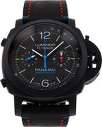 Watchfinder & Co. Panerai Preowned 2017 Luminor 1950 PAM00725 Leather Strap Chronograph Watch, 44mm