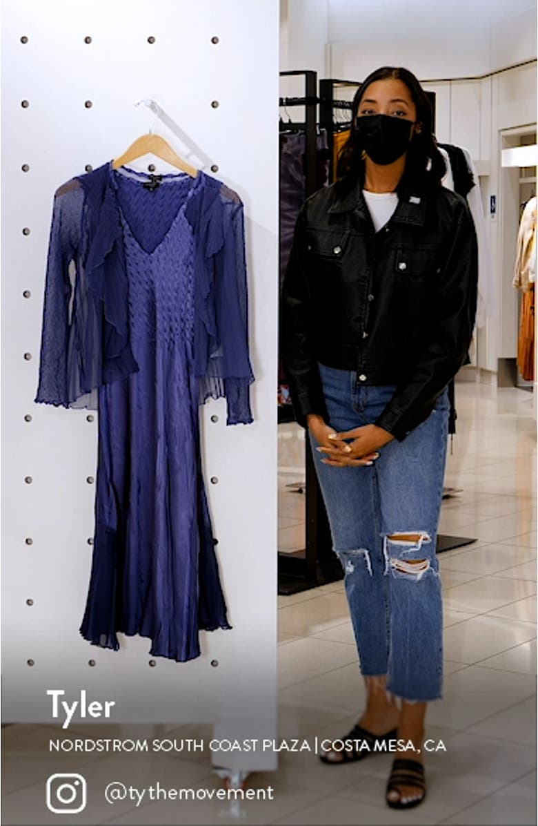 Charmeuse Dress with Chiffon Jacket, sales video thumbnail