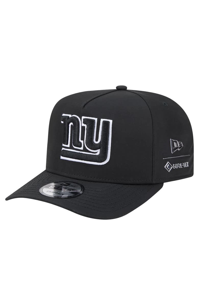 New Era Men's New Era  Black New York Giants Gore-Tex A-Frame 9FIFTY Adjustable Hat, Main, color, Black
