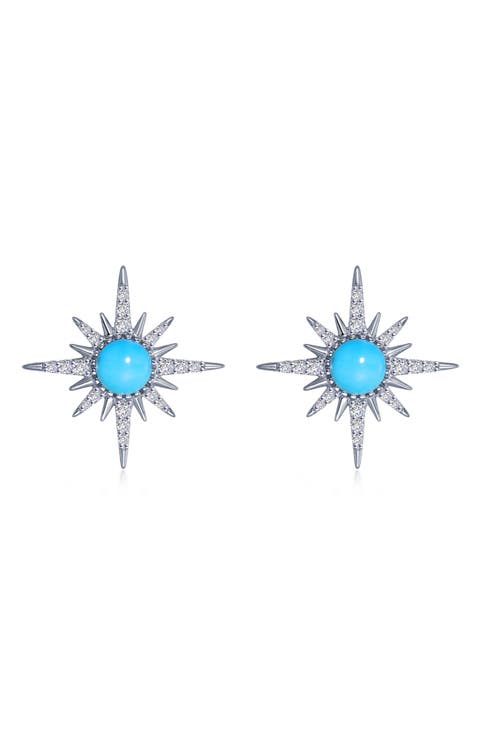 Simulated Diamond Stud Earrings