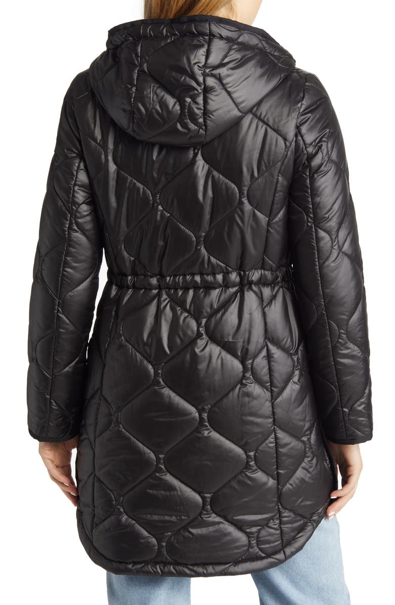 Sam Edelman Hooded Quilted Parka, Alternate, color, 