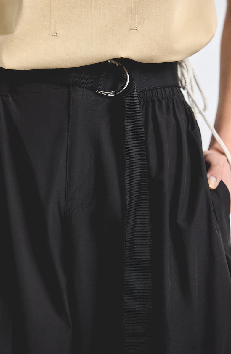 Derek Lam 10 Crosby Tamsin Crop Cargo Pants, Alternate, color, Black