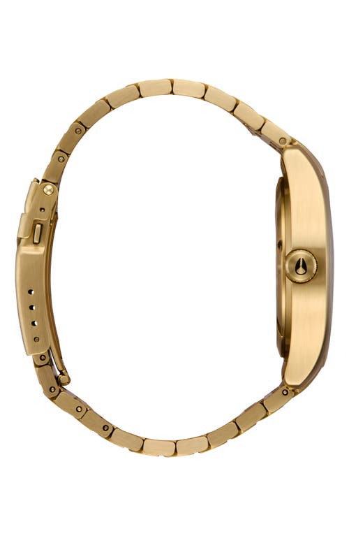 Nixon Echo Solar Automatic Bracelet Watch, 38mm In Gold