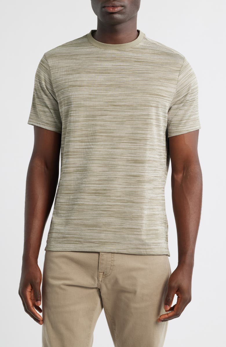 Robert Barakett Leon Space Dye T-Shirt, Main, color, Pastel Olive