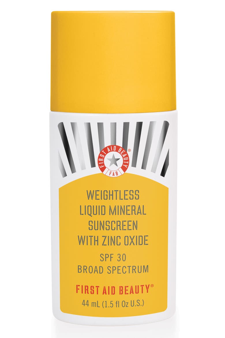 Weightless Liquid Mineral Sunscreen SPF 30, Main, color, NO COLOR