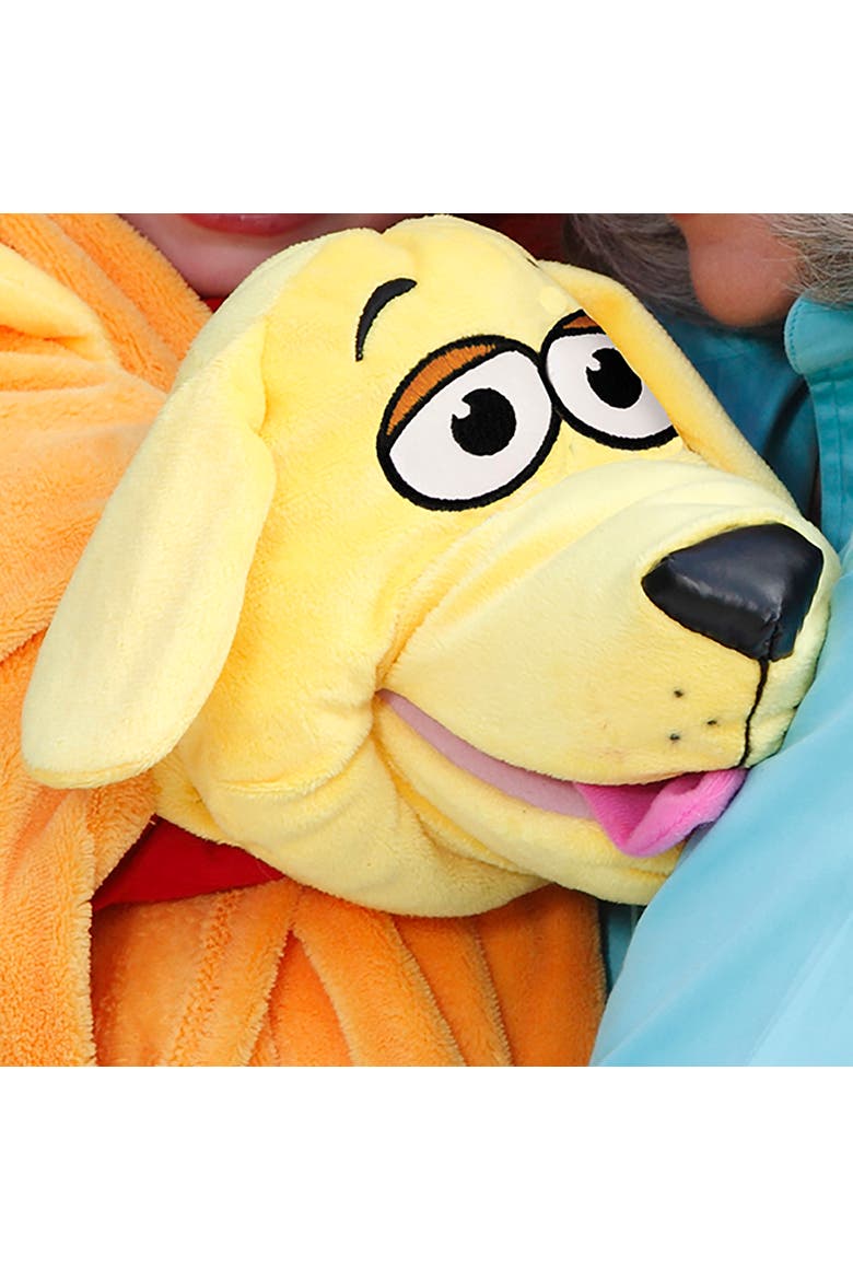 Dog 2 In 1 Plush Puppet and Blanket, Alternate, color, Multicolored