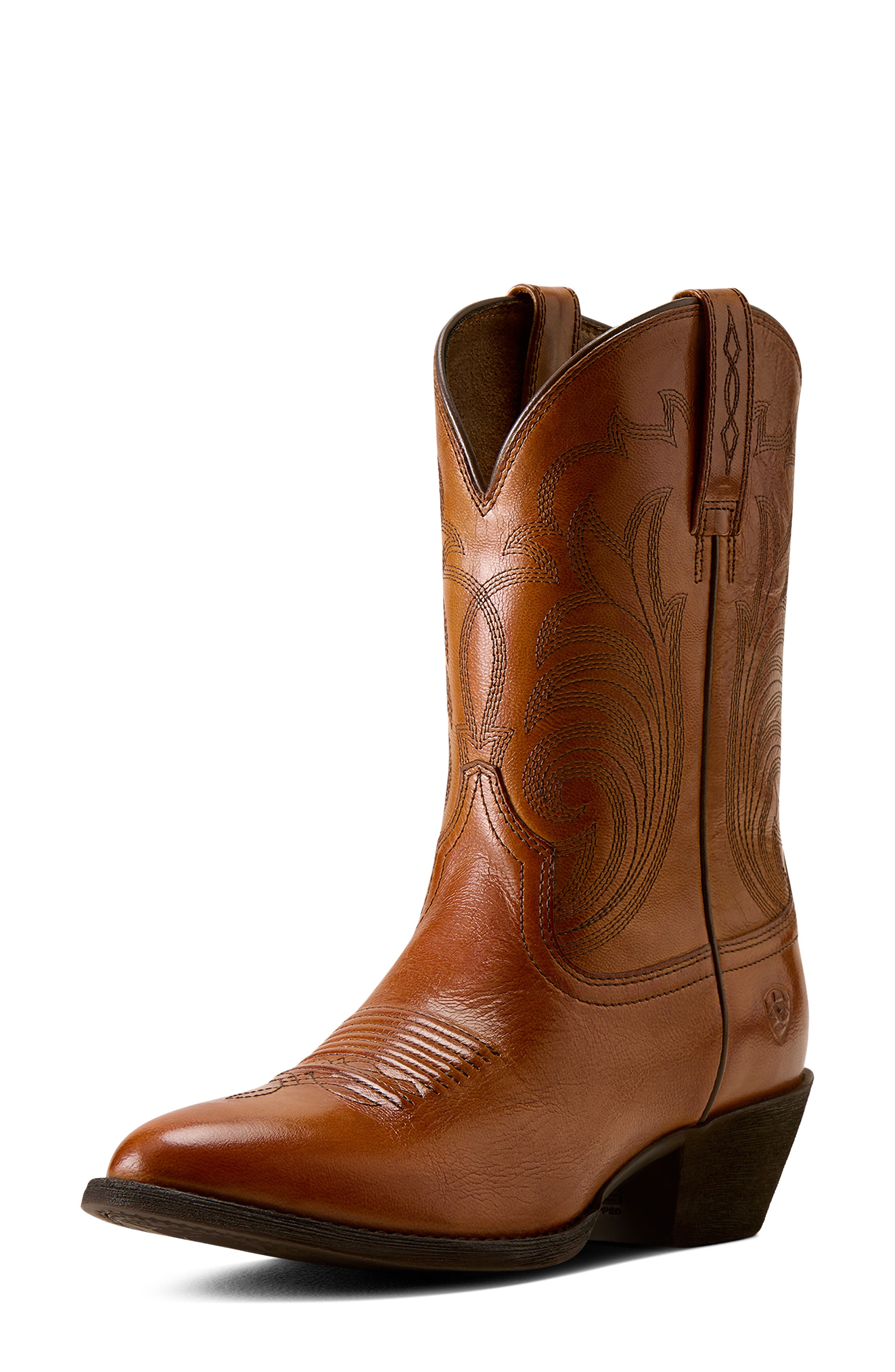 Heritage Western Boot, Alternate, color, DRESSY COGNAC