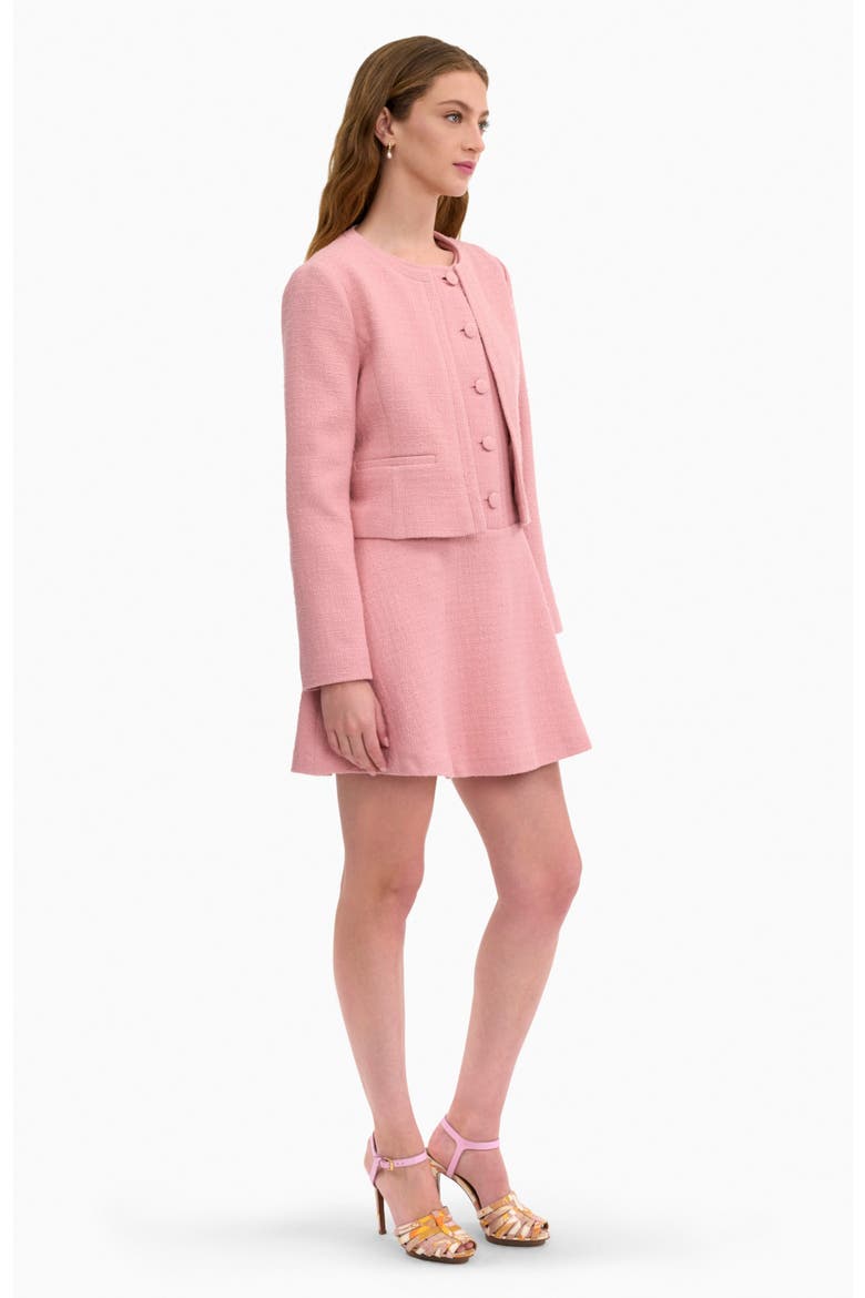 Margot Tweed Jacket, Alternate, color, Vintage Rose