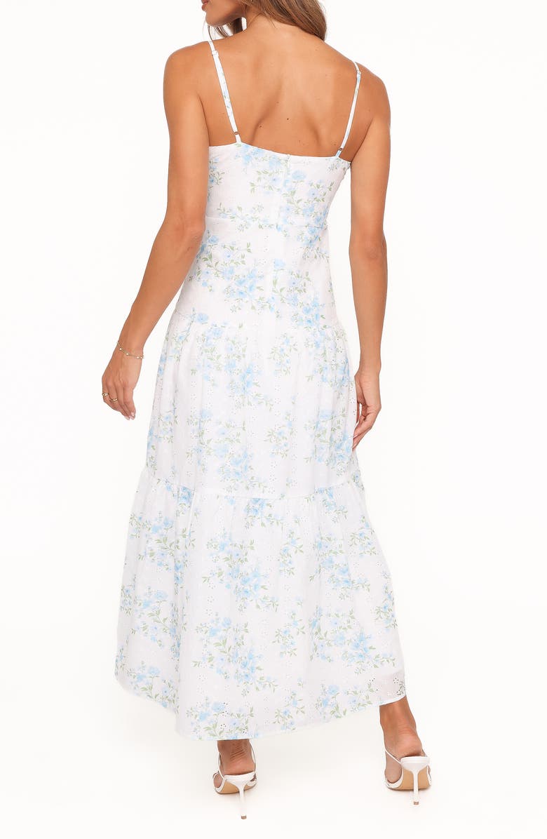 Petal & Pup Botanique Floral Print Cotton Midi Sundress, Alternate, color, 