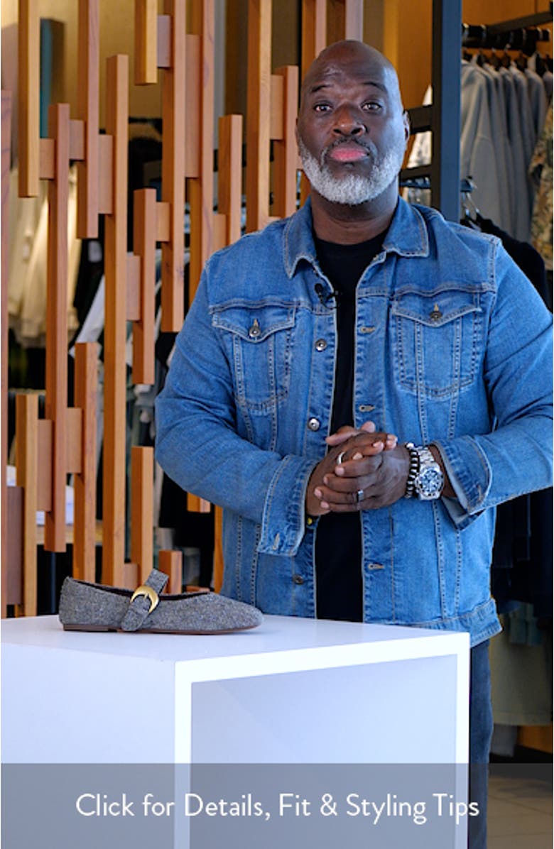 Bella Herringbone Mary Jane Flat, sales video thumbnail