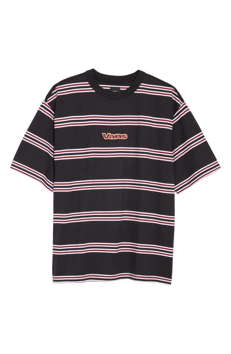 Vans Wardman Stripe Logo Cotton T-Shirt, Alternate, color, 