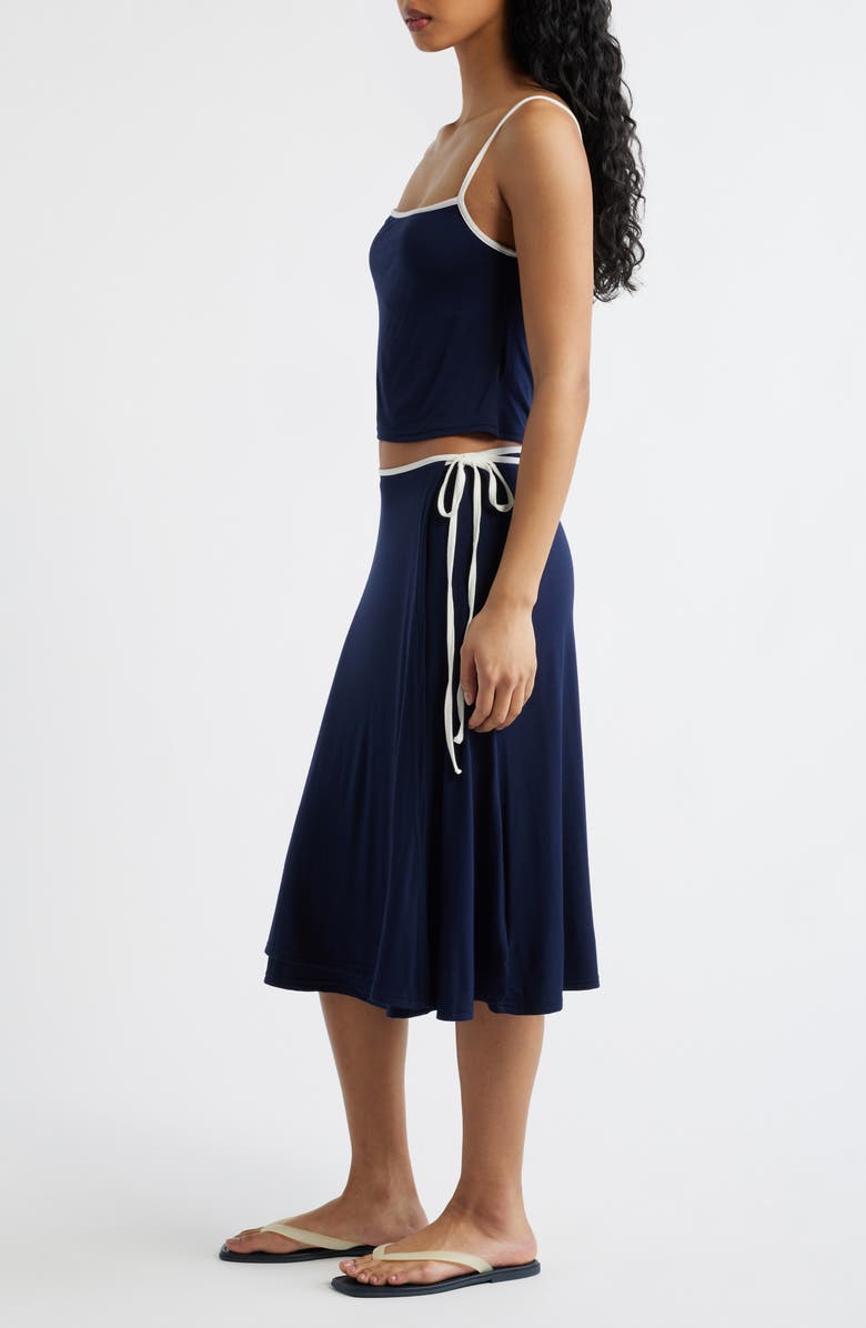 Free People Opal Tank & Skirt Set, Alternate, color, Navy Combo