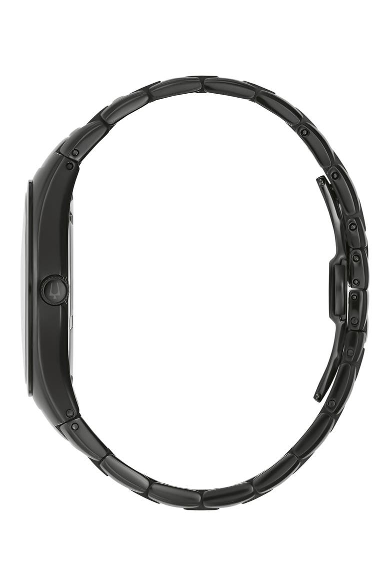 Classic Sport Collection Stainless Steel Bracelet Watch, 42mm, Alternate, color, BLACK