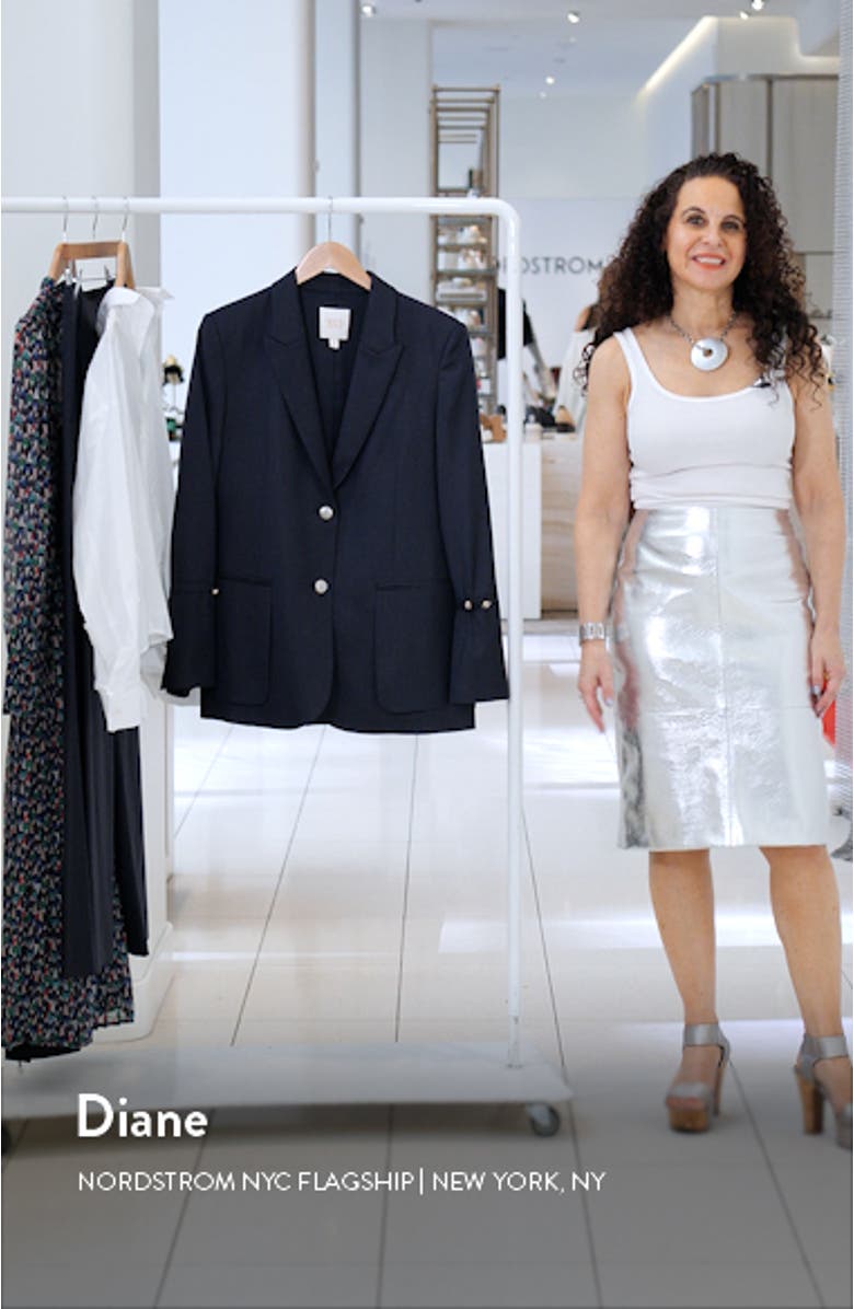 Mo Wool Blend Blazer, sales video thumbnail