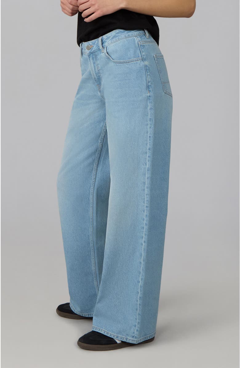 Lola Denim Colette High Rise Wide Leg Jeans, Alternate, color, Whimsy Blue