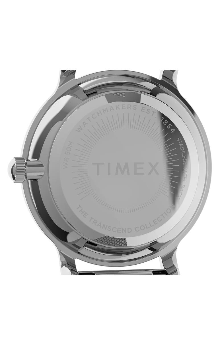 Timex<sup>®</sup> Transcend Mesh Strap Watch, 31mm, Alternate, color,