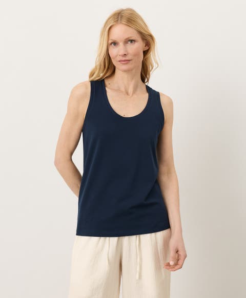 Luxe Essential Scoop Neck Tank Made With Organic Cotton