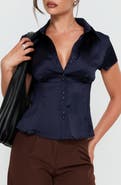 Princess Polly Cottesloe Satin Top