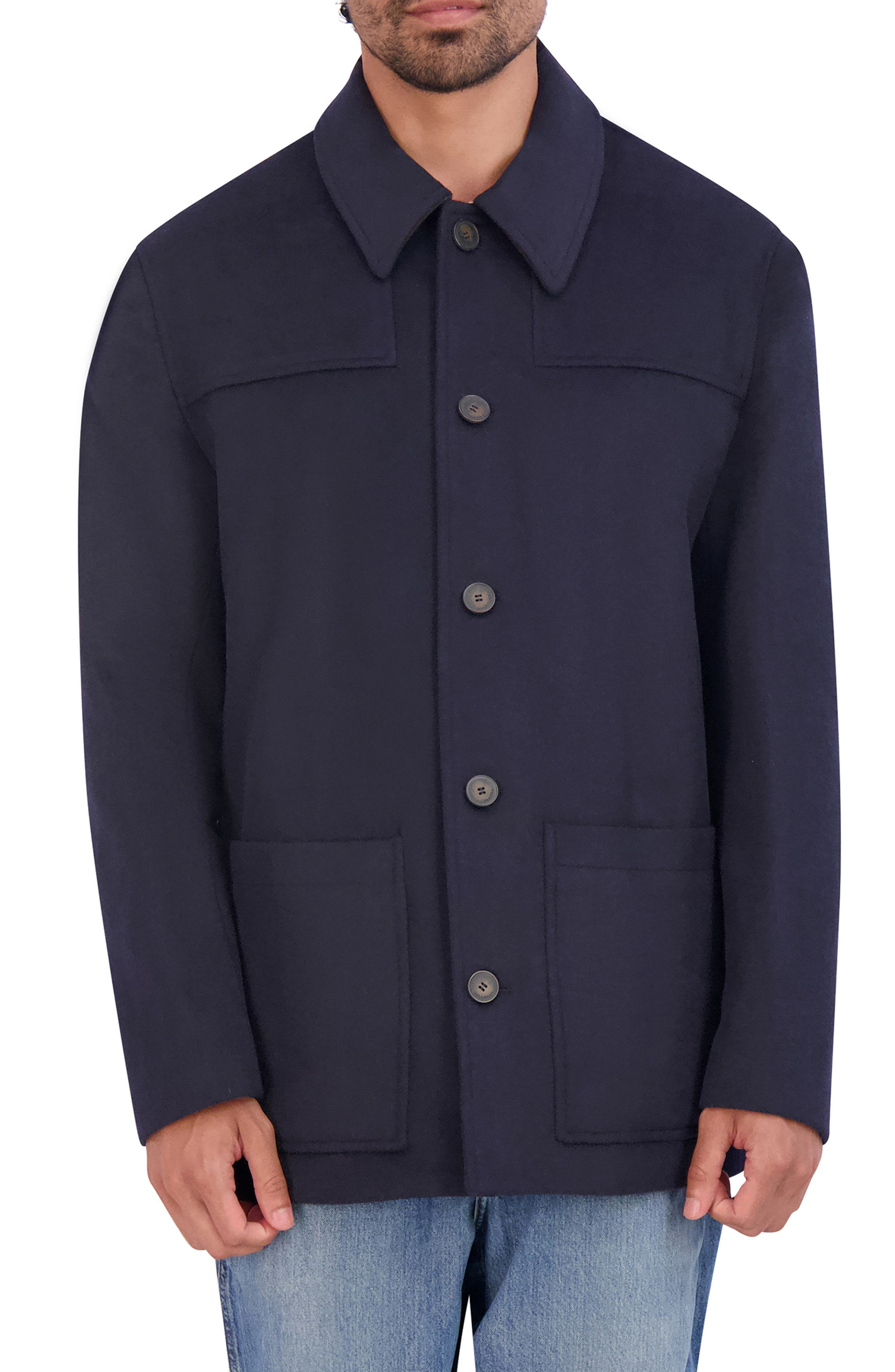 Wool Blend Shirt Jacket - image 3