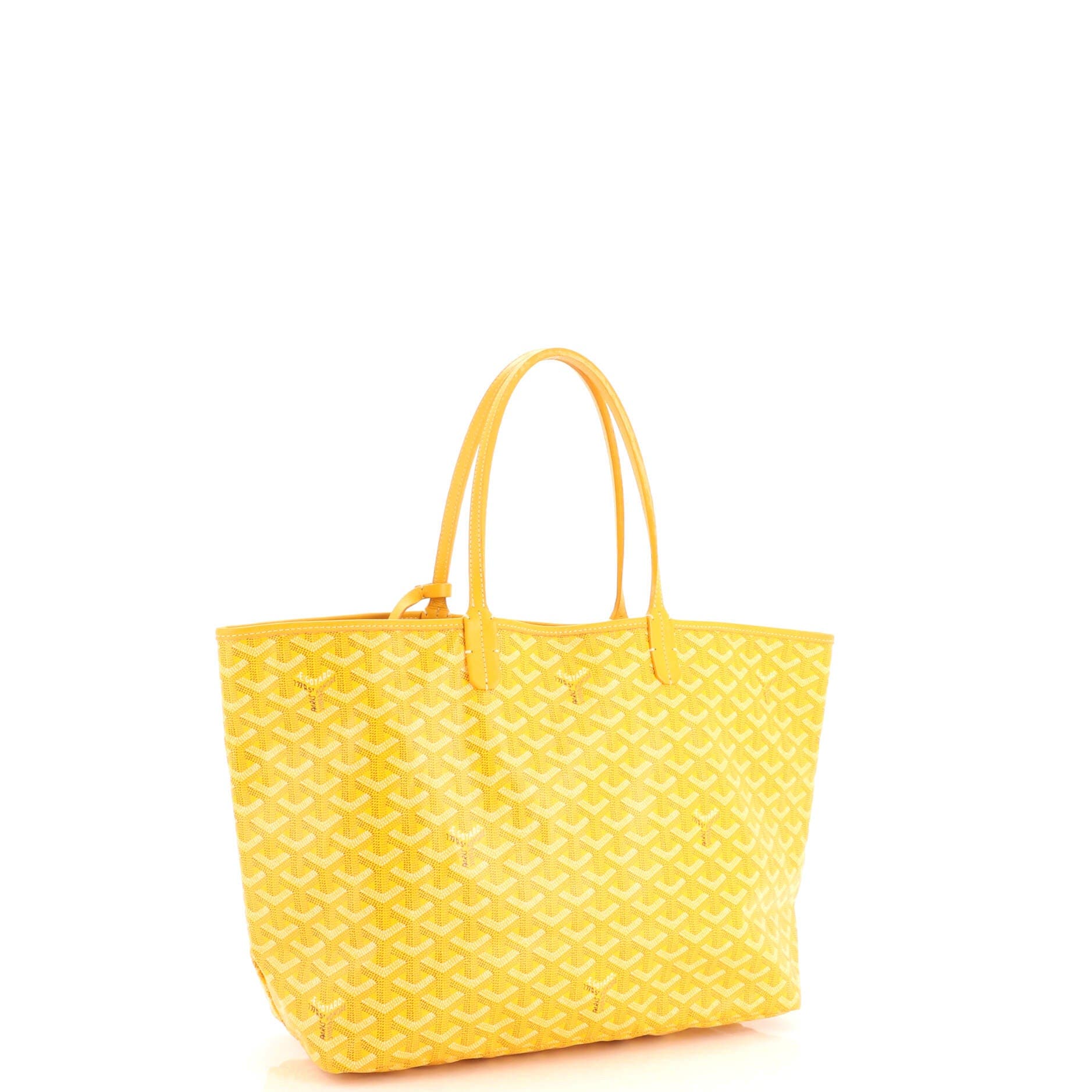 Saint Louis Tote Coated Canvas PM, Alternate, color, Yellow