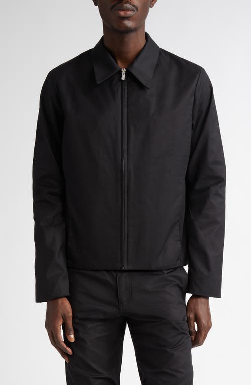 POST ARCHIVE FACTION 7.0 Mixed Media Jacket Right in Black 