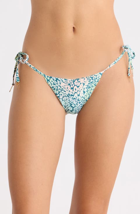 Shining Reversible Cheeky Side Tie Swim Bottoms