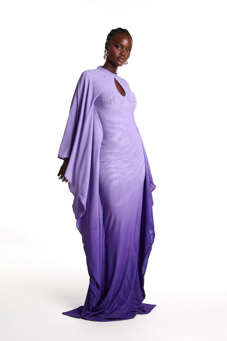 Viola Kaftan Maxi Dress, Alternate, color, Purple