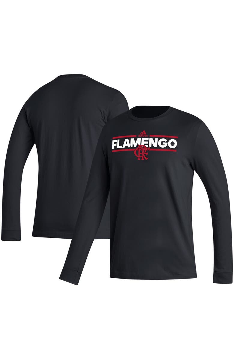 adidas Men's adidas Black CR Flamengo Dassler Long Sleeve T-Shirt, Main, color, Black